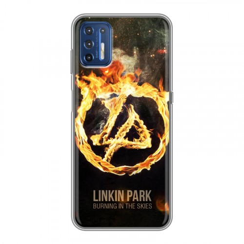 Дизайнерский силиконовый чехол для Motorola Moto G9 Plus Linkin Park