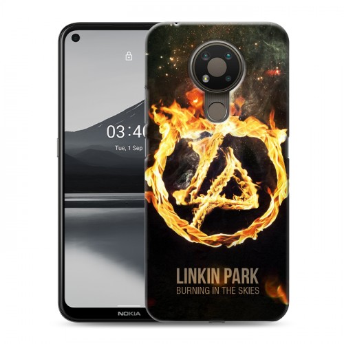 Дизайнерский силиконовый чехол для Nokia 3.4 Linkin Park