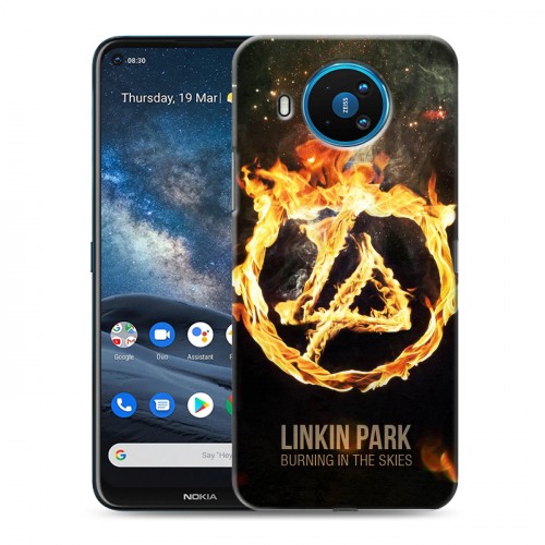 Дизайнерский силиконовый чехол для Nokia 8.3 Linkin Park