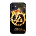 Дизайнерский силиконовый чехол для Iphone 12 Linkin Park