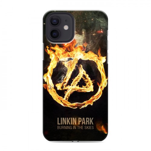 Дизайнерский силиконовый чехол для Iphone 12 Linkin Park