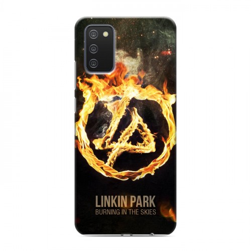 Дизайнерский пластиковый чехол для Samsung Galaxy A02s Linkin Park