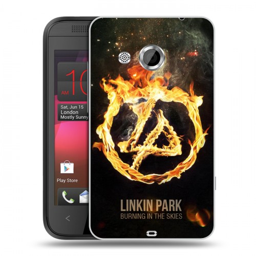 Дизайнерский пластиковый чехол для HTC Desire 200 Linkin Park