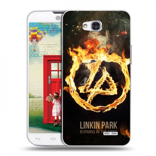 Дизайнерский пластиковый чехол для LG L80 Linkin Park