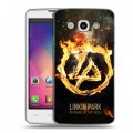 Дизайнерский пластиковый чехол для LG L60 Linkin Park