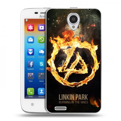 Дизайнерский пластиковый чехол для Lenovo S650 Ideaphone Linkin Park