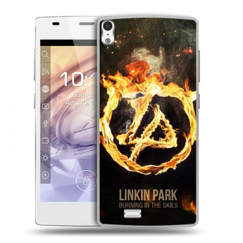 Дизайнерский пластиковый чехол для Prestigio Grace Linkin Park