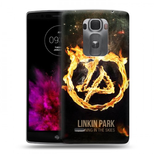 Дизайнерский пластиковый чехол для LG G Flex 2 Linkin Park