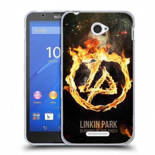 Дизайнерский пластиковый чехол для Sony Xperia E4 Linkin Park
