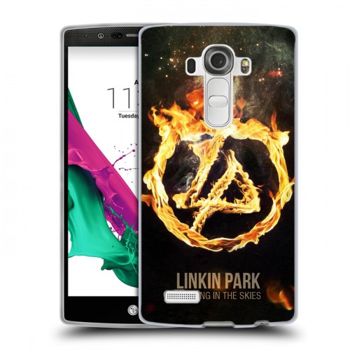 Дизайнерский пластиковый чехол для LG G4 Linkin Park