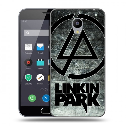 Дизайнерский пластиковый чехол для Meizu M2 Note Linkin Park