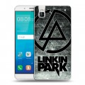 Дизайнерский пластиковый чехол для Huawei ShotX Linkin Park