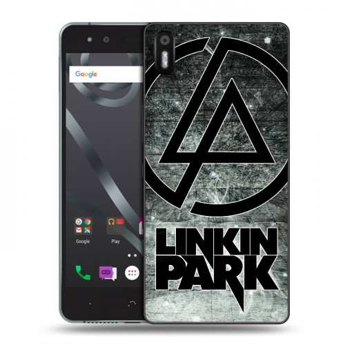 Дизайнерский пластиковый чехол для BQ Aquaris X5 Linkin Park