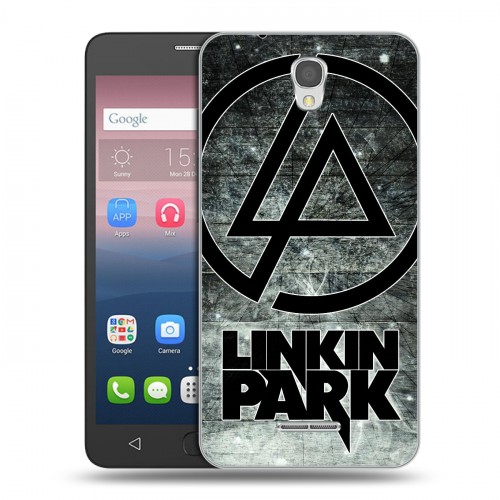 Дизайнерский силиконовый чехол для Alcatel Pop 4 Linkin Park