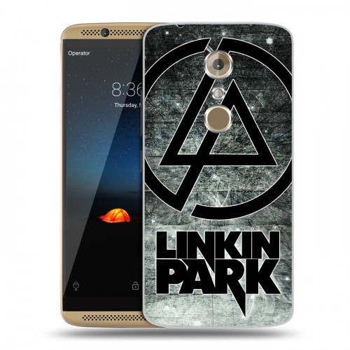 Дизайнерский пластиковый чехол для ZTE Axon 7 Linkin Park