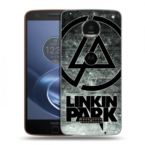 Дизайнерский пластиковый чехол для Lenovo Moto Z Linkin Park