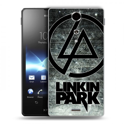 Дизайнерский пластиковый чехол для Sony Xperia TX Linkin Park