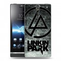 Дизайнерский пластиковый чехол для Sony Xperia S Linkin Park