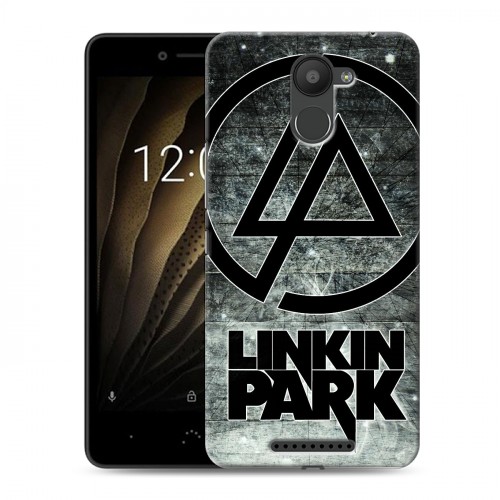 Дизайнерский силиконовый чехол для BQ Aquaris U Linkin Park