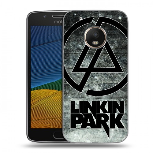Дизайнерский силиконовый чехол для Lenovo Moto G5 Linkin Park
