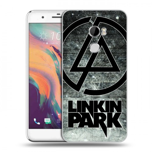 Дизайнерский пластиковый чехол для HTC One X10 Linkin Park