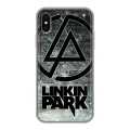 Дизайнерский силиконовый чехол для Iphone x10 Linkin Park