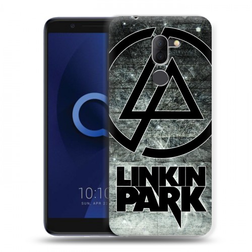 Дизайнерский пластиковый чехол для Alcatel 3X Linkin Park