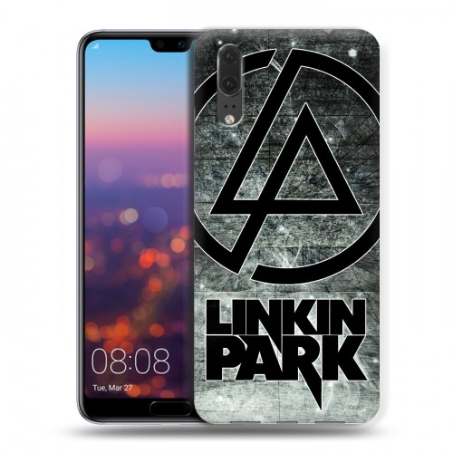 Дизайнерский силиконовый чехол для Huawei P20 Linkin Park