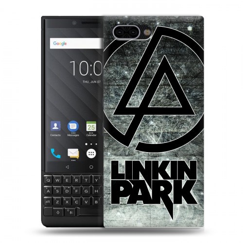 Дизайнерский пластиковый чехол для BlackBerry KEY2 Linkin Park