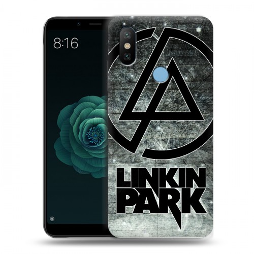 Дизайнерский силиконовый чехол для Xiaomi Mi A2 Linkin Park