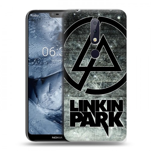 Дизайнерский пластиковый чехол для Nokia 6.1 Plus Linkin Park