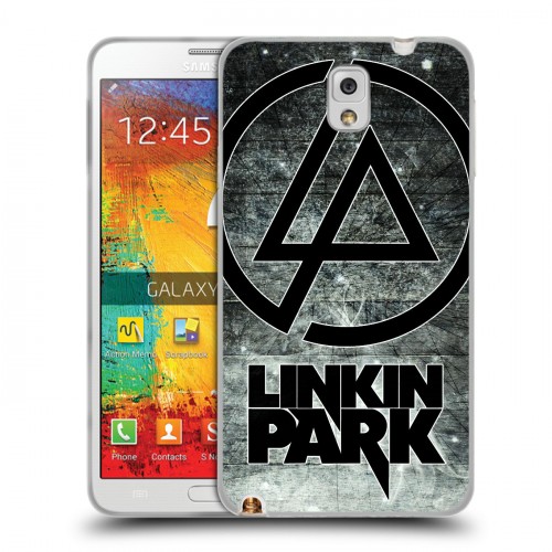 Дизайнерский пластиковый чехол для Samsung Galaxy Note 3 Linkin Park