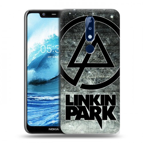 Дизайнерский силиконовый чехол для Nokia 5.1 Plus Linkin Park