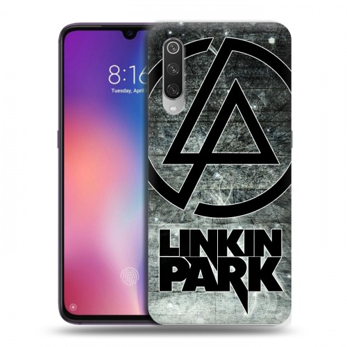 Дизайнерский силиконовый с усиленными углами чехол для Xiaomi Mi9 Linkin Park