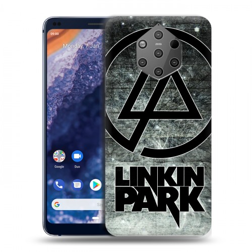 Дизайнерский силиконовый чехол для Nokia 9 PureView Linkin Park