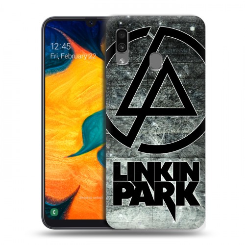 Дизайнерский силиконовый чехол для Samsung Galaxy A30 Linkin Park
