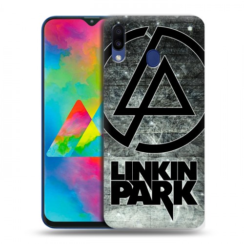 Дизайнерский пластиковый чехол для Samsung Galaxy M20 Linkin Park