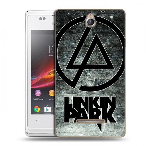 Дизайнерский пластиковый чехол для Sony Xperia E Linkin Park