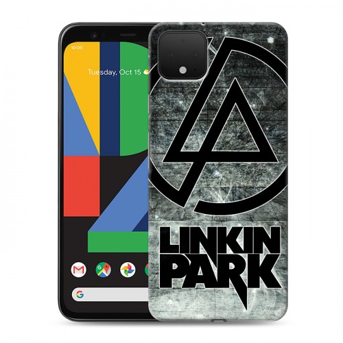 Дизайнерский пластиковый чехол для Google Pixel 4 Linkin Park
