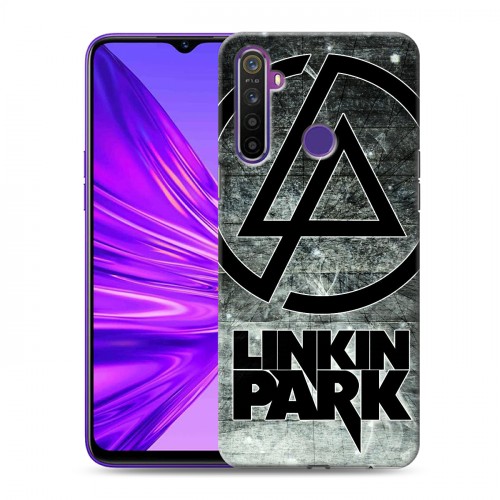 Дизайнерский силиконовый чехол для Realme 5 Linkin Park