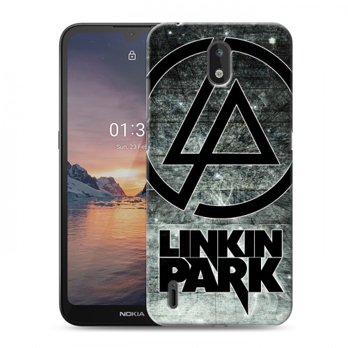 Дизайнерский пластиковый чехол для Nokia 1.3 Linkin Park