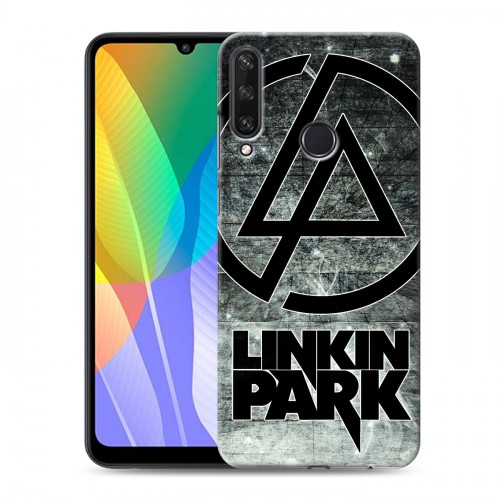 Дизайнерский пластиковый чехол для Huawei Y6p Linkin Park