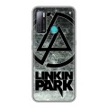 Дизайнерский силиконовый с усиленными углами чехол для Tecno Pouvoir 4 Linkin Park