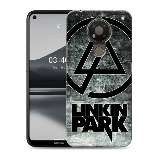 Дизайнерский силиконовый чехол для Nokia 3.4 Linkin Park