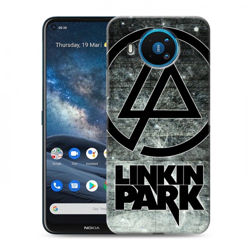 Дизайнерский силиконовый чехол для Nokia 8.3 Linkin Park