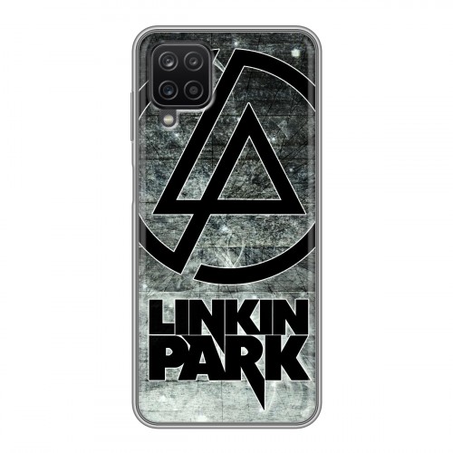 Дизайнерский силиконовый с усиленными углами чехол для Samsung Galaxy A12 Linkin Park