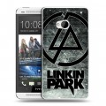 Дизайнерский пластиковый чехол для HTC One (M7) Dual SIM Linkin Park