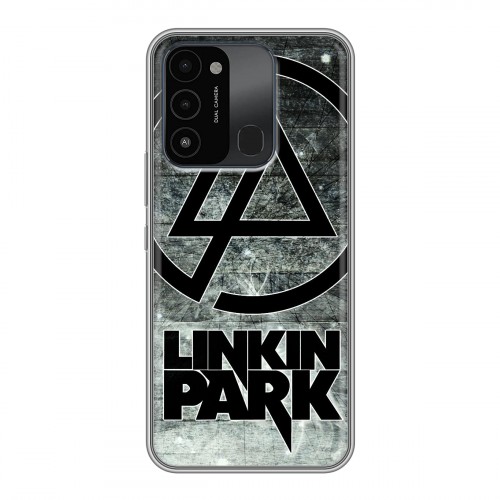 Дизайнерский силиконовый с усиленными углами чехол для Tecno Spark Go 2022 Linkin Park