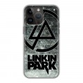 Дизайнерский пластиковый чехол для Iphone 14 Pro Max Linkin Park