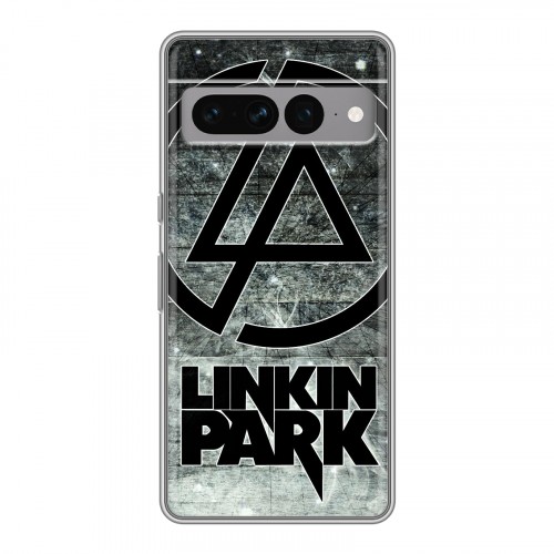 Дизайнерский силиконовый с усиленными углами чехол для Google Pixel 7 Pro Linkin Park